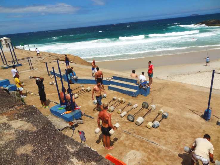 Training in Brasilien – Muscle Beach Rio