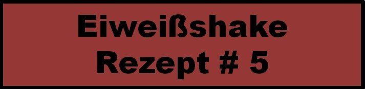 Eiweißshake selber machen 
