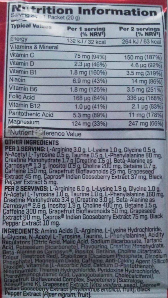 Xplode Test Xplode 3.0 Inhaltsstoffe
