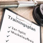 2er-Split Muskelaufbau