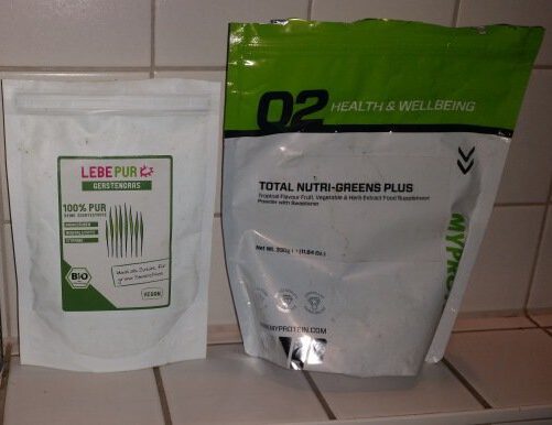 Athletic Greens Test Gemüse Pulver
