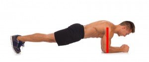 Unterarmstütz Plank Position