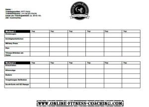 PITT Force Trainingsplan