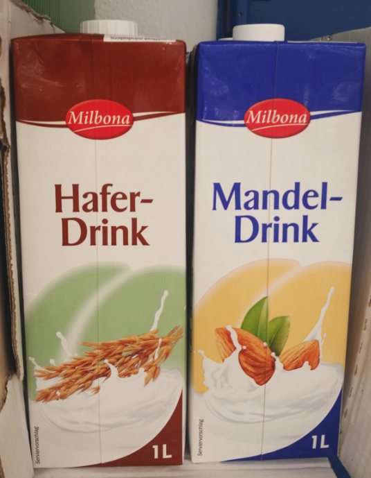 Mandelmilch jetzt bei Lidl erhältlich