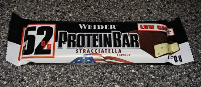 Weider 52% Protein Bar Test Eiweißriegel