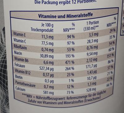Zutaten Aldi Eiweißpulver Multinorm
