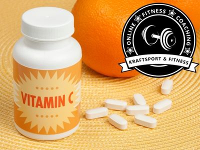 Nahrungsergaenzungsmittel wie Vitamin C Kapseln
