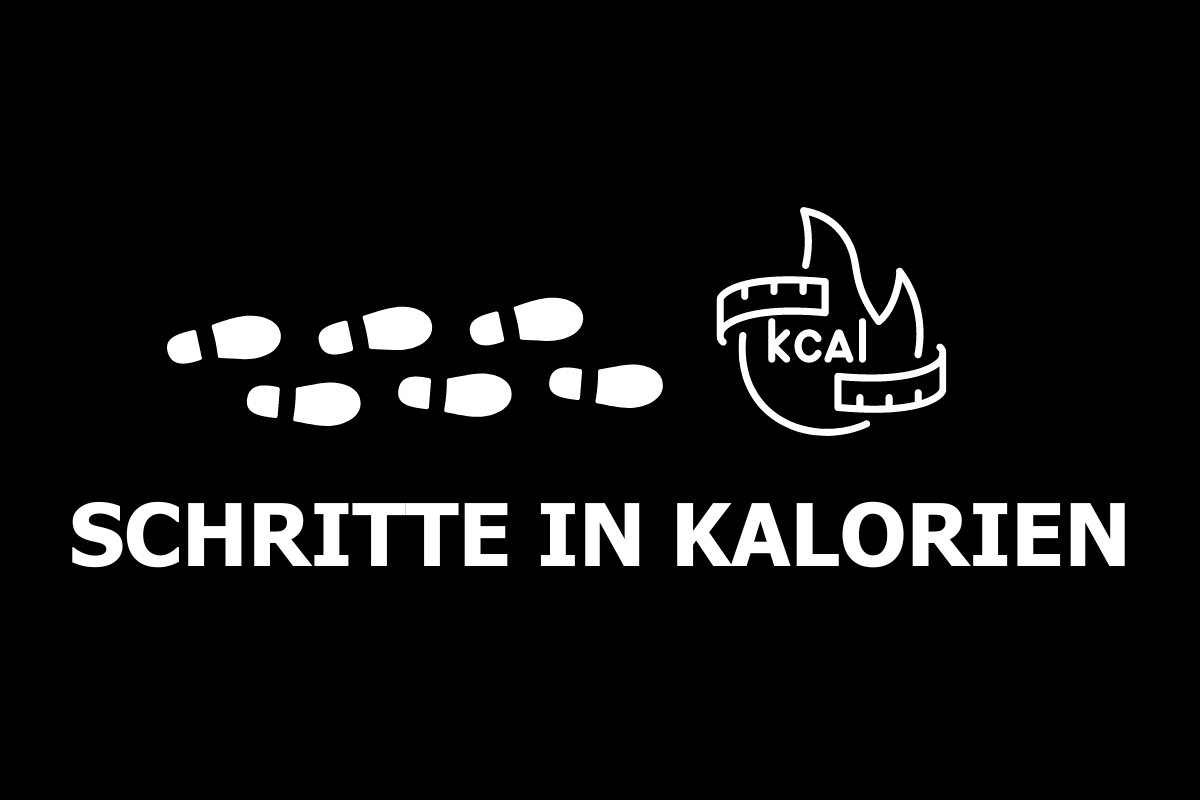 Rechner Schritte in Kalorien